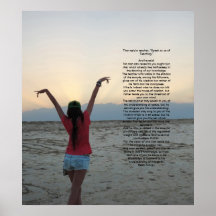 Enseignement par Kahlil Gibran Posters