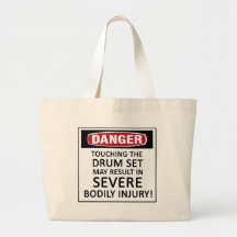Ensemble de tambour de danger sacs fourre-tout