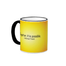 Ensemble quelque chose est possible tasse à café