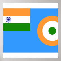 Ensign the Indian Air Force, India Print