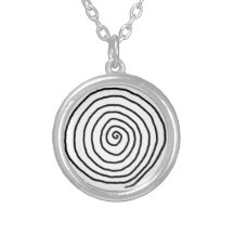 Enso Spiral Necklace