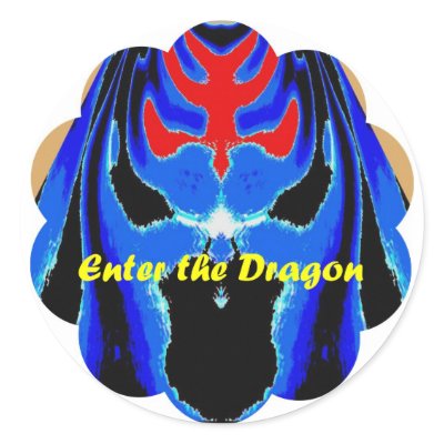 Enter the Dragon Stickers by doonagiri
