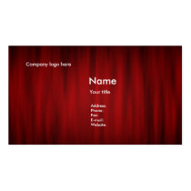 Entertainment business card business cards