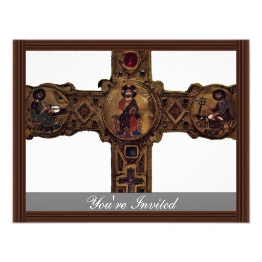 Enthroned Christ And The Four Evangelists (Medalli Custom Announcement