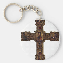 Enthroned Christ And The Four Evangelists (Medalli Key Chain
