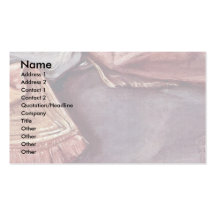 Enthroned Madonna With The Holy City Of Bologna Business Card