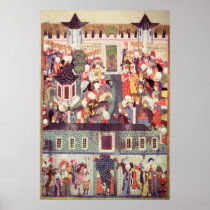 Enthronement of Suleyman the Magnificent Print