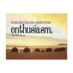 Enthusiasm Motivational Postcard
