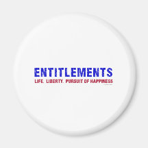 Entitlements Fridge Magnet