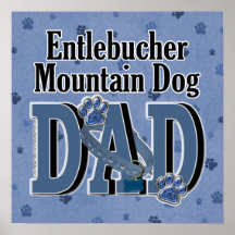 Entlebucher Mountain Dog DAD Print
