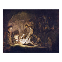 Entombment By Rembrandt Harmensz. Van Rijn Personalized Invitation