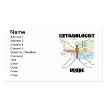 Entomologist Inside (Mosquito Anatomy) Business Card