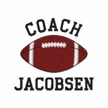 Entraîneur de football américain personnalisé polo