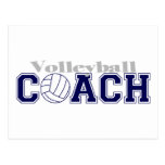 Entraîneur de volleyball cartes postales