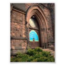 Entrance Door at Trinity Church in Buffalo NY Photo Print
