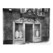 Entrance of a brothel in Paris postcards