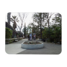 Entrance to Charles Paddock Zoo Vinyl Magnet