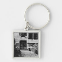 Entrance to Johann Sebastian Bach's  house Keychains