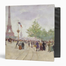 Entrance to the Exposition Universelle, 1889 3 Ring Binder