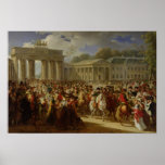 Entrée du napoléon I dans Berlin Affiches