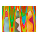 Entretien d'ombre - art oriental acrylique de coul cartes postales