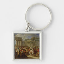 Entry of Napoleon I  into Berlin Key Chains
