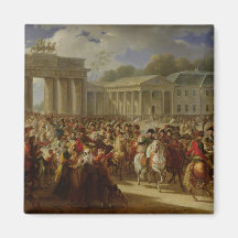 Entry of Napoleon I  into Berlin Magnets