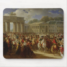 Entry of Napoleon I  into Berlin Mousepad