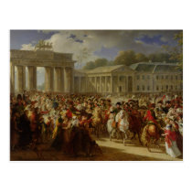 Entry of Napoleon I  into Berlin postcards