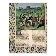 Entry of Young Louis II of Anjou into Paris Post Cards