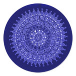 Envelope seals with Indian decoration Round Stickers