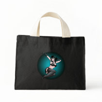 Enviro-Friendly Pinup Girl Bag Sexy Retro Tote Bag