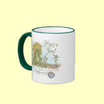 Enviro Frog Plant a Tree  Earth Day Gear mugs
