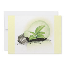 Environment Lightbulb greens plants soil causes en Invites