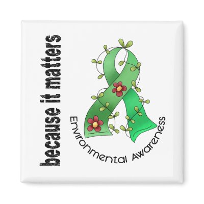 Environmental Awareness Flower Ribbon 3 by awarenessgifts