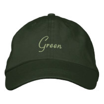 Environmental Baseball Cap 'Green'