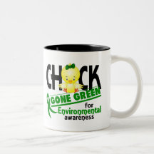 Environmental Chick Gone Green 2 Coffee Mugs