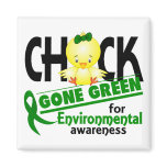 Environmental Chick Gone Green 2 Magnets