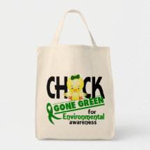 Environmental Chick Gone Green 2 Tote Bag