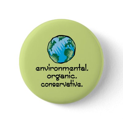 Environmental Conservative Button by GardenObsessions