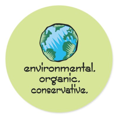 Environmental Conservative Round Stickers by GardenObsessions