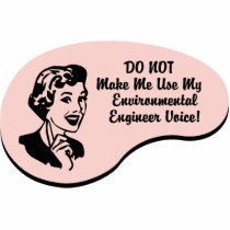 Environmental Engineer Voice Acrylic Cut Out