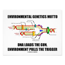 Environmental Genetics Motto DNA Loads Environment Custom Invitation