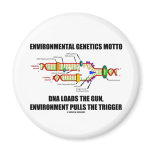 Environmental Genetics Motto DNA Loads Environment