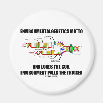 Environmental Genetics Motto DNA Loads Environment magnets