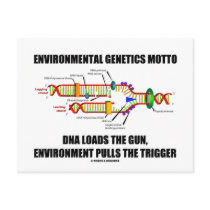 Environmental Genetics Motto DNA Loads Environment