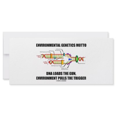 Environmental Genetics Motto DNA Loads Environment by wordsunwords