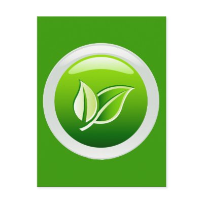 ENVIRONMENTAL GREEN POST CARD by dgpaulart