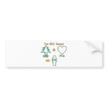 Environmental Male bumper stickers