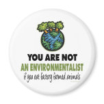 Environmentalist = Vegan, Vegetarian
